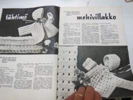 Virkkaus- ja Neuletyöt 1965 nr 3 -sewing &amp; knitting magazine