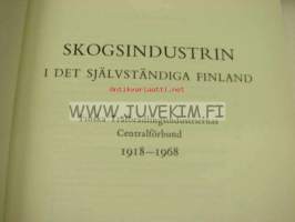 Skogsindustrin i det självständiga Finland. Finska Träförädlingsindustriernas Centralförbund 1918-1968
