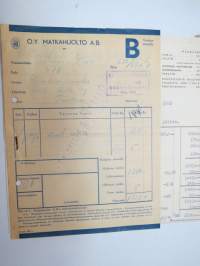 Valli-Auto Oy, Turku 15.8.1949 - Autokoulu ja autokorjaamo Visa, Uusikaupunki -asiakirja / business document