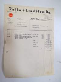 Kelhu &amp; Lindblom Oy, Turku 30.8.1947 - Autokoulu ja autokorjaamo Visa, Uusikaupunki -asiakirja / business document