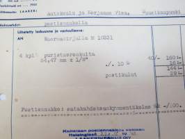 Laakerikeskus Oy, Helsinki 18.11.1949 - Autokoulu ja autokorjaamo Visa, Uusikaupunki -asiakirja / business document
