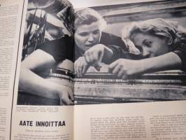 Neuvostoliitto 1959 (ilmestymisjärjestyksessään nr 34), sosialistisen suunnitelmatalouden ja kulttuurin propagandalehti -Soviet propaganda magazine