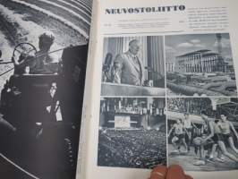 Neuvostoliitto 1959 (ilmestymisjärjestyksessään nr 33), sosialistisen suunnitelmatalouden ja kulttuurin propagandalehti -Soviet propaganda magazine