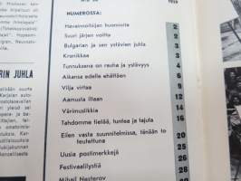 Neuvostoliitto 1959 (ilmestymisjärjestyksessään nr 33), sosialistisen suunnitelmatalouden ja kulttuurin propagandalehti -Soviet propaganda magazine