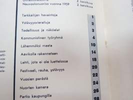 Neuvostoliitto 1959 (ilmestymisjärjestyksessään nr 31), sosialistisen suunnitelmatalouden ja kulttuurin propagandalehti -Soviet propaganda magazine