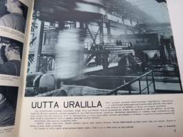 Neuvostoliitto 1959 (ilmestymisjärjestyksessään nr 30), sosialistisen suunnitelmatalouden ja kulttuurin propagandalehti -Soviet propaganda magazine
