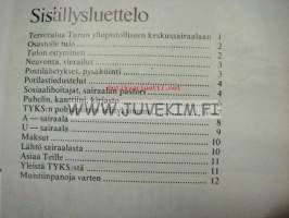 Turun Yliopistollinen Keskussairaala (1974) -esite