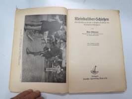 Kleinkaliber -Schiessen -cover illustration by Ludwig Hohlwein (pienkaliperisilla aseilla ampuminen, saksankielinen opaskirja)