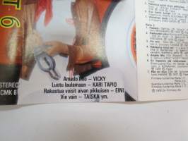 Colt 6 Finnlevy CMK 6 C-kasetti / C-cassette / Vicky, Eini, Taiska, Kisu, Kari Tapio, Markku Aro, Päivi, Danny ja Armi, Frederik, Irwin, Grön, Mirumaru, Hanne, Elf