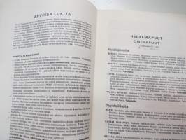 Taimihinnasto 1978 Turun taimistot Jali Lyyvaara -plant catalog