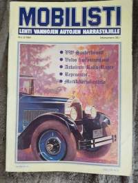 Mobilisti 1991 no 3. Packard 1924. C&#039;leveland 1926. Beechcraft 17. Keräilykuva 1966 Chrysler Imperial