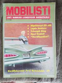 Mobilisti 1991 no 1. Triumph Stag. Opel Kadett A. Rockne 1933. Ford Fairlane Retractable 1959