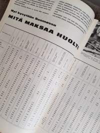 Moottori 1962 N:o 11. Synkkiä kolarilukuja Lapin läänissä 1961. Valtatie N:o 17 Kuopio-Joensuu. BMW LS luxus testissä. Tiet kehittyvät ja tienvieretkin