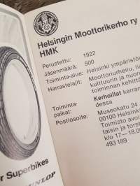 Helsingin alueen kerhoesite. Suomen Moottoriliitto r.y. SVUL:n Helsingin piirin alaiset moottorikerhot.