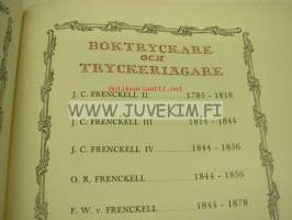 Frenckellska Tryckeriet genom tre sekler 1642-1942