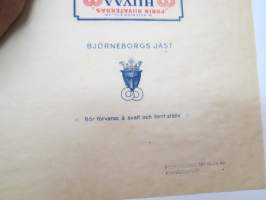 Porin hiivaa - Björneborgs jäst - W. Rosenlew &amp; Co Ab -kirjapainon (Frenckell, leimattu) arkistokappale -yeast wrap
