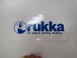 Rukka for seilors, surfing, boating... -tarra / sticker