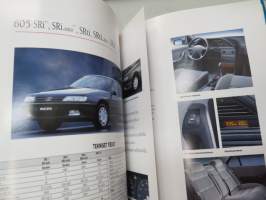 Peugeot 605 -myyntiesite / brochure