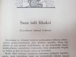 Kirkkokansan Joulu 1950 - kansikuvitus Martta Wendelin