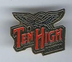 Ten High Bourbon - pinssi rintamerkki