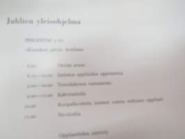 Turun Klassillinen Lyseo 90-vuotias - 25.10.1969 vietetyssä juhlassa pidetyt puheet -speeches held at the party 25th of october 1969