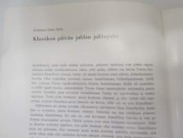 Turun Klassillinen Lyseo 90-vuotias - 25.10.1969 vietetyssä juhlassa pidetyt puheet -speeches held at the party 25th of october 1969