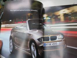 BMW 1 Series Convertible 118i, 120i, 125i, 135i, 120d -myyntiesite / sales brochure