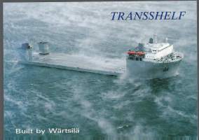 Transshelf 1987 - laivaesite tekn tiedot takana koko A5