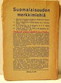 Suomalaisuuden merkkimiehiä  IV  .Elämäkertoja 26