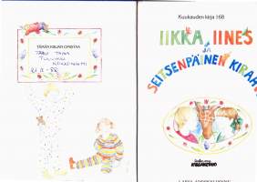 Iikka ja Iines Seitsenpäinen  kirahvi, 1988. Kuukauden kirja: 168. Pikku Iineksellä oli mahdoton joululahjatoive: seitsenpäinen kirahvi, jonka hän oli nähnyt unessa.