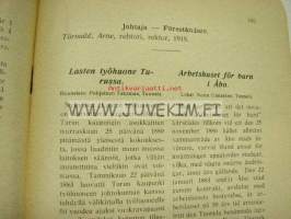 Turun kaupungin kunnalliskalenteri 1917 Kommunalkalender för Åbo stad 