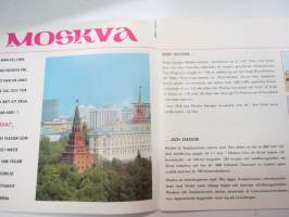 Moskva - Intourist -matkailuesite / travel brochure