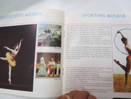 Moskva - Intourist -matkailuesite / travel brochure