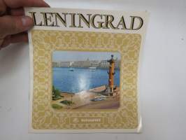 Leningrad - Intourist -matkailuesite / travel brochure