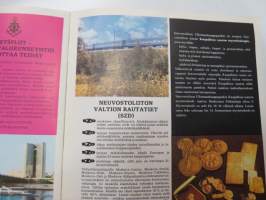Moskova - Intourist -matkailuesite / travel brochure