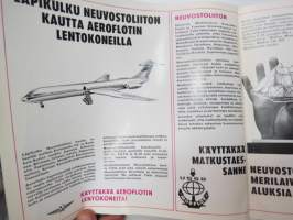 Neuvostoliiton Itämeren tasavallat - Intourist -matkailuesite / travel brochure