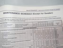 Nissan / Datsun Stanza Model T11 Series Service Manual -huolto-ohjekirja englanniksi