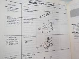 Nissan / Datsun Stanza Model T11 Series Service Manual -huolto-ohjekirja englanniksi