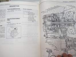 Nissan / Datsun Stanza Model T11 Series Service Manual -huolto-ohjekirja englanniksi