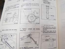 Nissan / Datsun Stanza Model T11 Series Service Manual -huolto-ohjekirja englanniksi