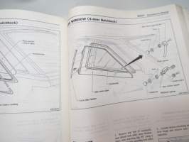 Nissan / Datsun Stanza Model T11 Series Service Manual -huolto-ohjekirja englanniksi