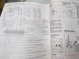 Nissan / Datsun Stanza Model T11 Series Service Manual -huolto-ohjekirja englanniksi