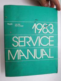 Chrysler Corporation Dodge Trucks Models 150 through 350 conventional forward control 4 x 2 and 4 x 4 - Utility vehicles Dodge Ramcharger 1983 Service Manual