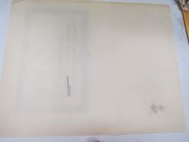Frenckellska Tryckeri Aktiebolaget, Helsingfors Stamaktie 100 mark, kirjapainon taittamaton painoarkki / koevedos osakekirjalle  -osakekirja / share certificate