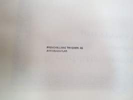 Frenckellska Tryckeri Aktiebolaget, Helsingfors Stamaktie 100 mark, kirjapainon taittamaton painoarkki / koevedos osakekirjalle  -osakekirja / share certificate