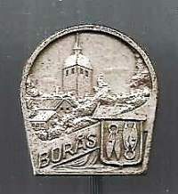 Borås - neulamerkki  rintamerkki