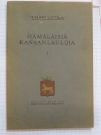 Hämäläisiä kansanlauluja 1