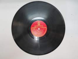 Odeon A 228 621 Usein itken illoin / Kaunis satu vain, Georg Malmstén -savikiekkoäänilevy / 78 rpm record