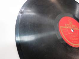 Odeon A 228 622 Tule Senorita / Levoton sydän, Georg Malmstén -savikiekkoäänilevy / 78 rpm record