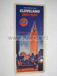 Gulf Metropolitan Cleveland info-map -tiekartta